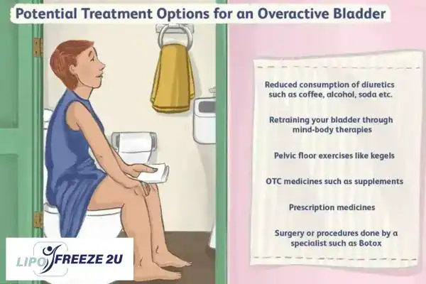 image of woman on toilet because of an overactive bladder Higham Ferrers